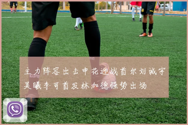 主力阵容出击申花迎战首尔刘诚宇吴曦李可首发林加德强势出场